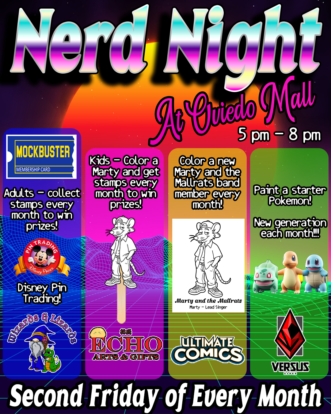 アニメ Nightlife Nocturnal Nerd Youth Nerd Night — Wizards and Lizards